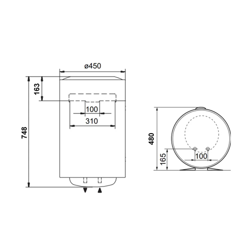 ARISTON BOJLER PRO 1 R   80 L 4