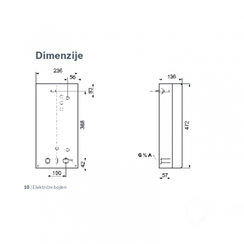 BOSCH BOJLER TRONIC 1100 18 KW 2