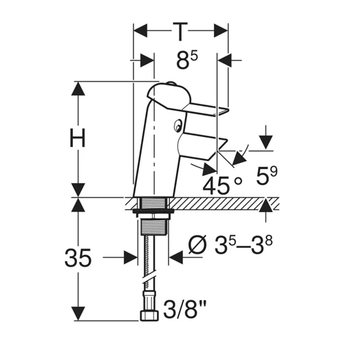 GEBERIT BAMBINI ZA LAVABO  571600000 2