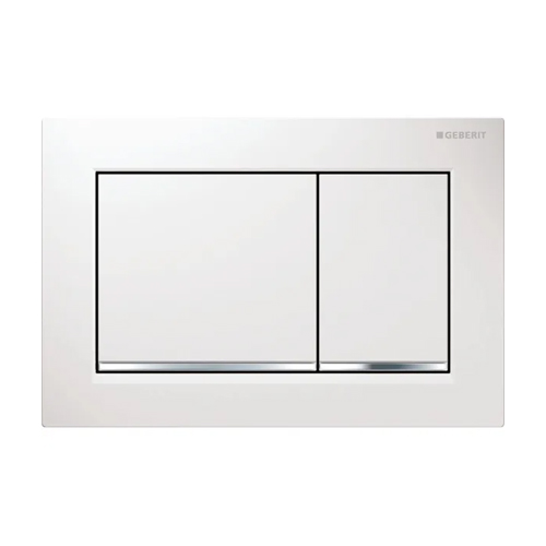 GEBERIT TIPKA OMEGA 30 BELA/HROM SJAJ  115.080.KJ.1 1