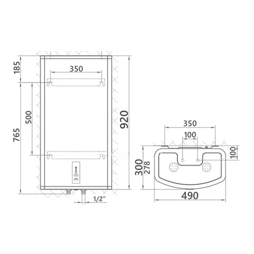 GORENJE BOJLER FTG  50L SM 3