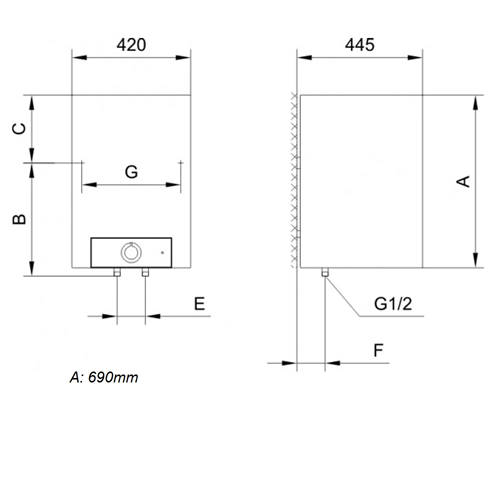 GORENJE BOJLER OTG  50L SL SIM 3