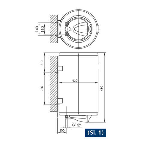 ELIT BOJLER INOX TALAS M   30L 3