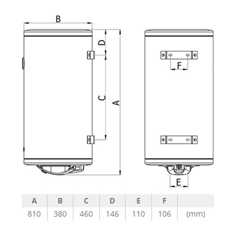 TERMORAD BOJLER BT 50L SLIM prohrom 2