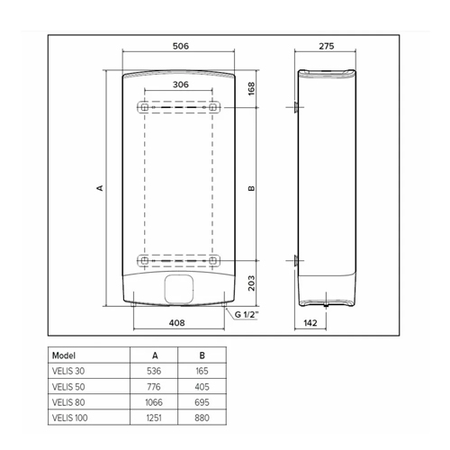 ARISTON BOJLER VELIS EVO   100 L 4