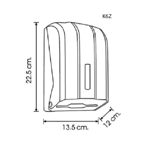 VIALLI C DISPENZER TOALET PAPIRA HROM MAT  K6CM 2