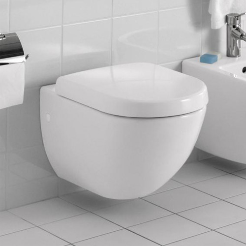 VILLEROY & BOCH SUBWAY WC ŠOLJA KONZOLNA 66001001 + WC DASKA SOFT CLOSE 9M55S101  2