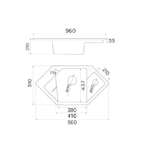 SUDOPERA METALAC GRANIT xDIAMOND ŠAMPANJ 960x510  190589 2