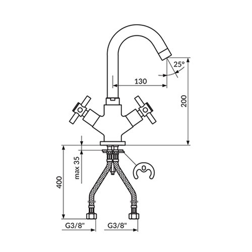 ROSAN XO ZA LAVABO  XO30101 2