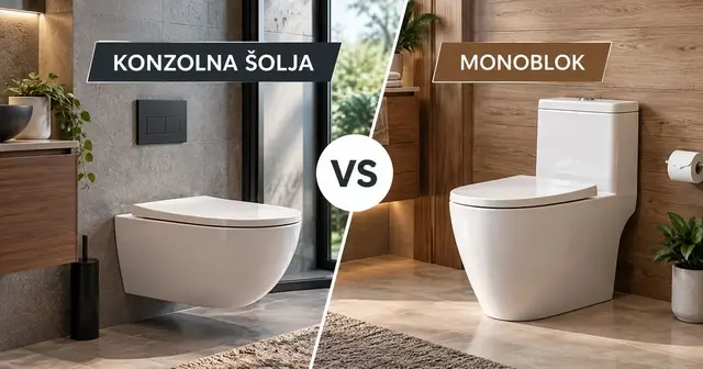 Konzolna šolja ili monoblok?