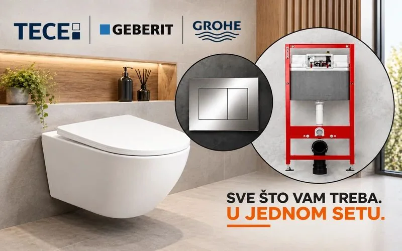 TECE, Geberit i Grohe ugradni setovi