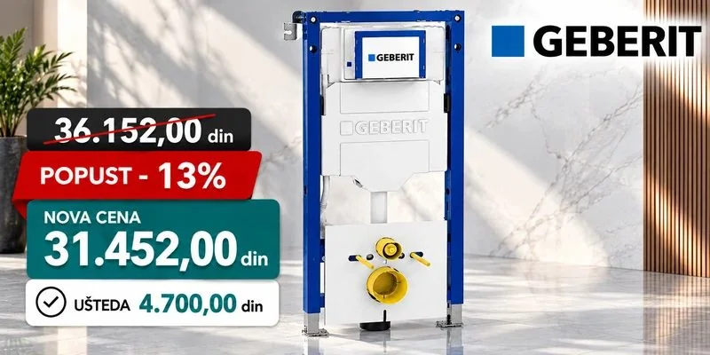 Geberit ugradni vodokotlić - popust 13%